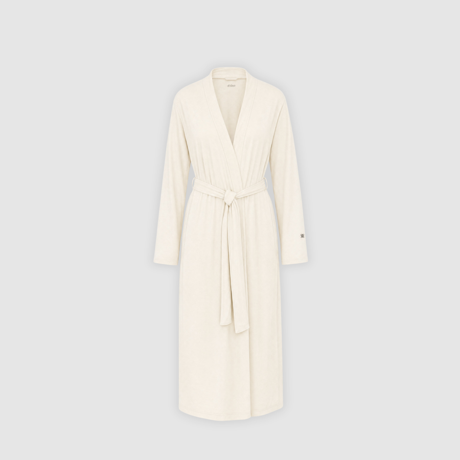 The Lounge Robe – Cream